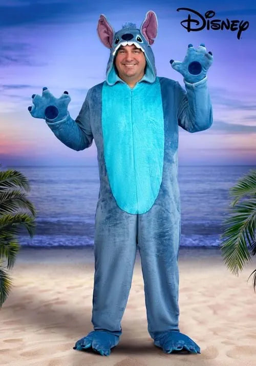 Adult Plus Size Deluxe Disney Stitch Costume Main image