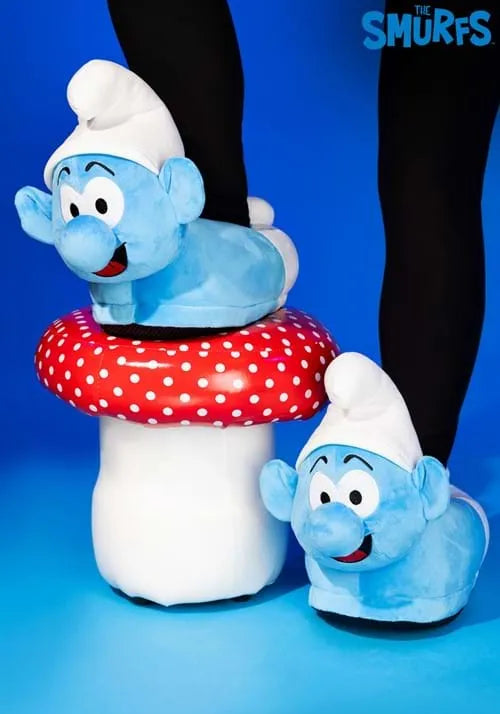 Adult The Smurfs Plush Slippers Main image