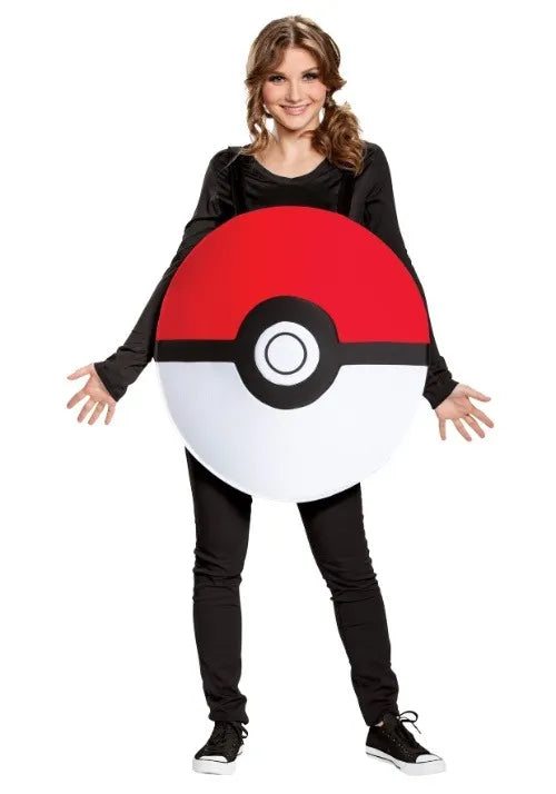 Adult Nintendo PokÃ©mon Video Game PokÃ© Ball Costume Main image
