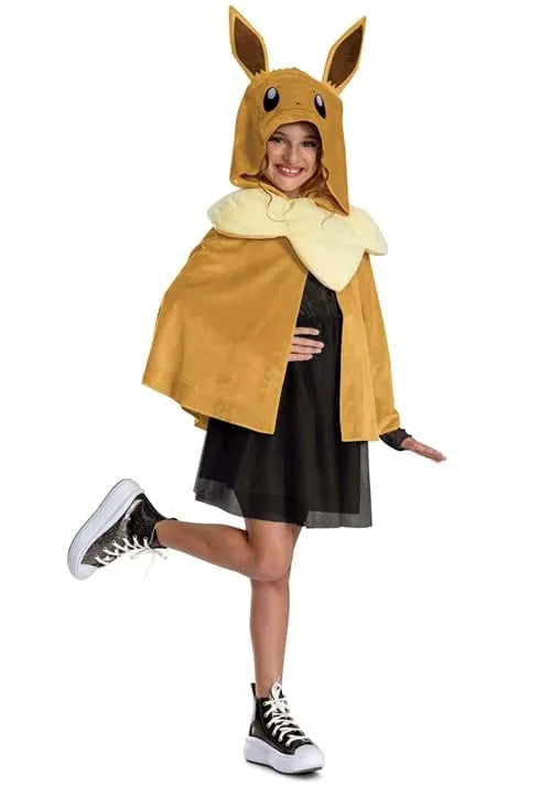 Adult/Child PokÃ©mon Eevee Hooded Costume Cape