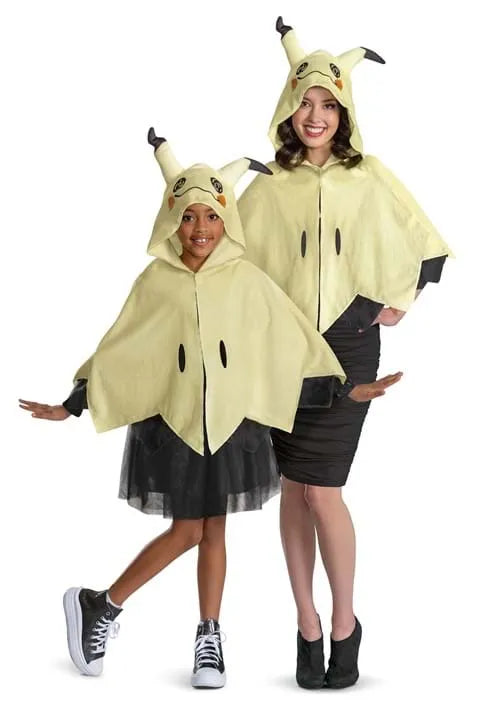 Adult/Child PokÃ©mon Mimikyu Hooded Costume Cape Main image