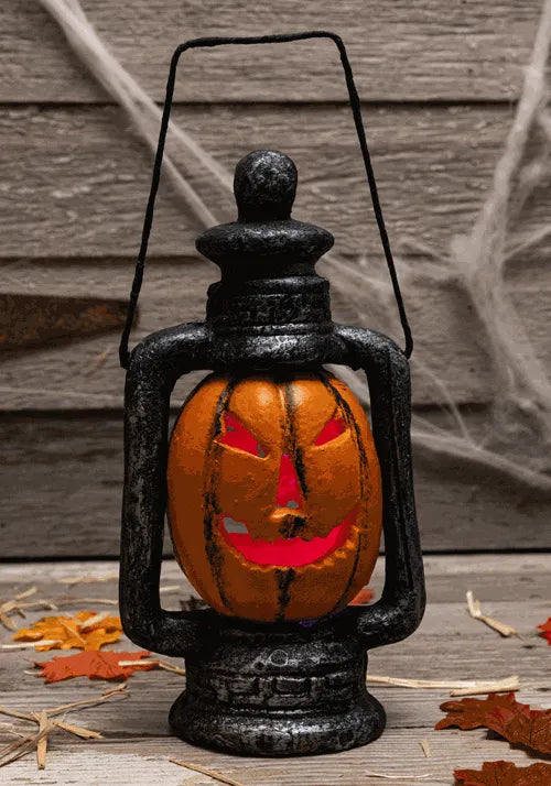 14-Inch Light Up LED Pumpkin Lantern Decoration