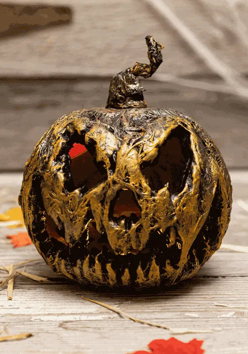 8.5-Inch Pumpkin with Color Change LED Lights Decoration