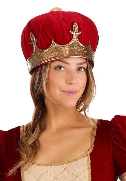 Adult Plush Queen Costume Crown Main image