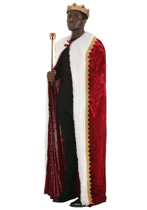 Adult King's Regal Costume Robe Main image