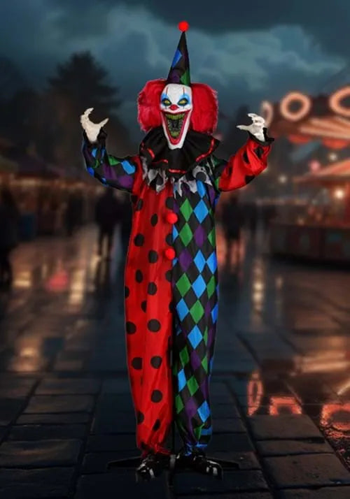 6FT Rictus the Evil Clown Animated Decoration - Scream Saver Main image