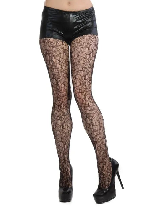 Black Ripped Women's Tights Main image