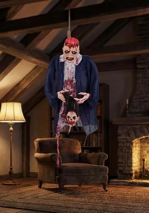 3.6FT Rough Day Ralph the Hanging Zombie Animatronic Decoration