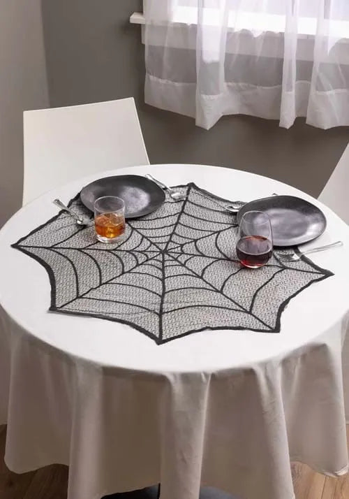 30-Inch Round Spider Web Table Cover Decoration Main image