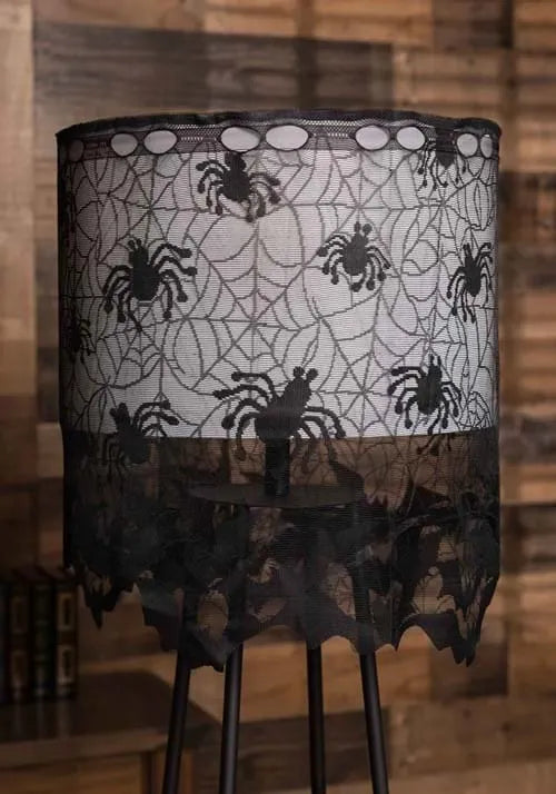 40W x 20H Sheer Spider Web Lamp Shade Cover Decoration Main image