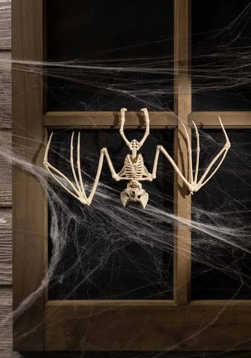 11-Inch Skeleton Halloween Bat Decoration