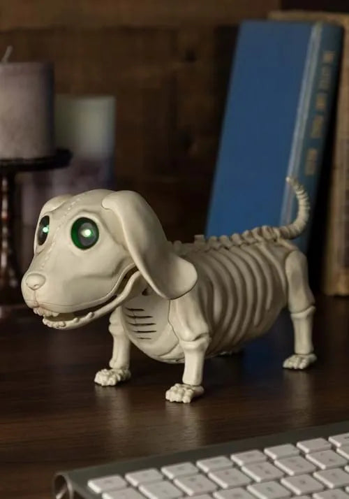 11-Inch Doggy Bones Halloween Skeleton Decoration Main image