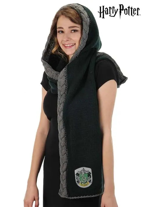 Harry Potter Slytherin Knit Warm Hood