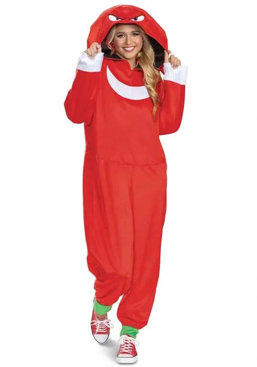 Adult Sonic the Hedgehog Knuckles Costume Main image