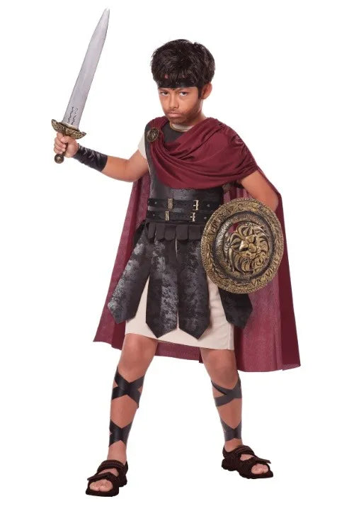 Boy's Spartan Warrior Costume Main image