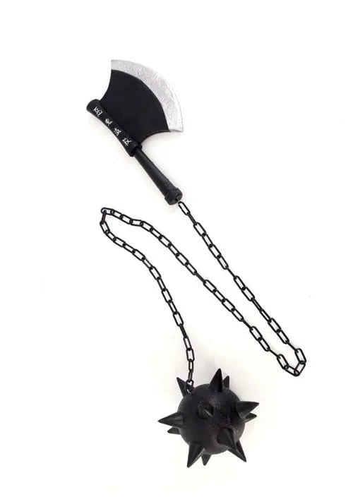 82.65 Demon Slayer Stone Hashira Gyomei Himejima Cosplay Spiked Flail Axe Chain