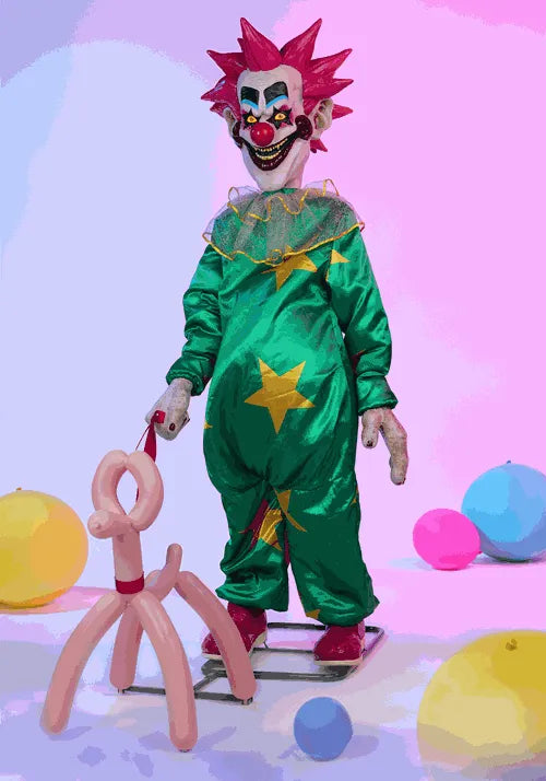 5.8FT Spikey Killer Klowns from Outer Space Animated Decoration - Tekky Main image