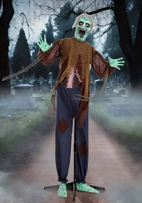 5.5FT Spineless Stanley Animatronic Zombie Decoration - Scream Saver Main image