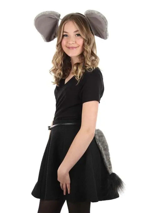 Elephant Springy Headband & Tail Kit