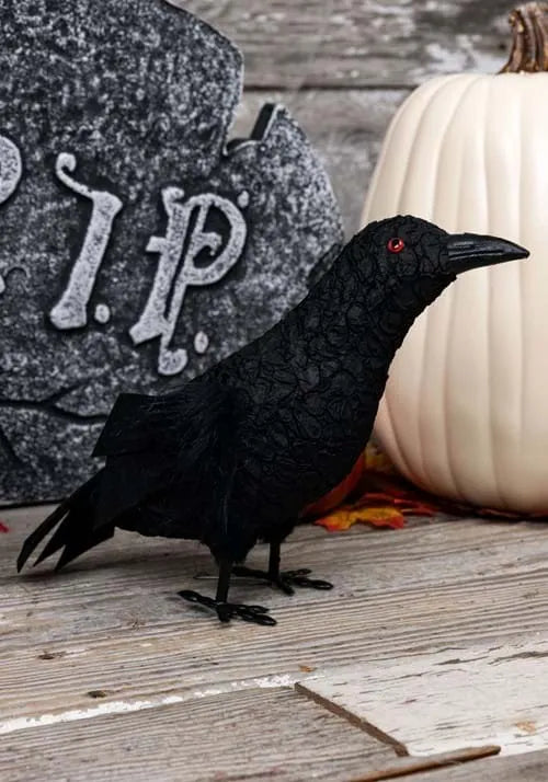 13-Inch Standing Black Crow Prop Main image