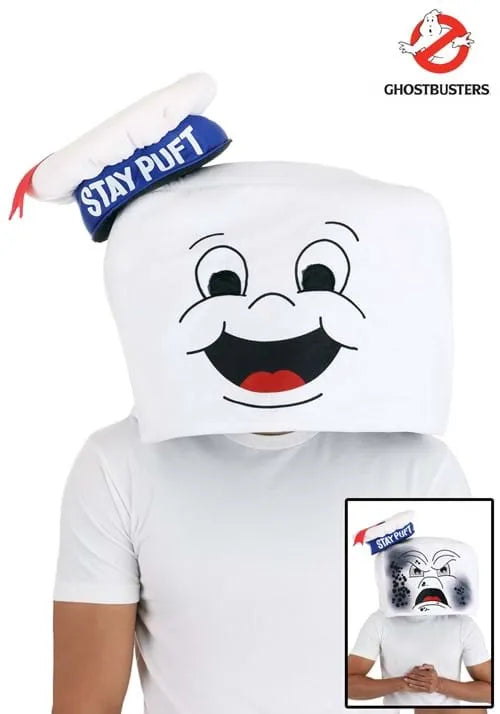 Adult Stay Puft Reversible Costume Hat Mask Main image