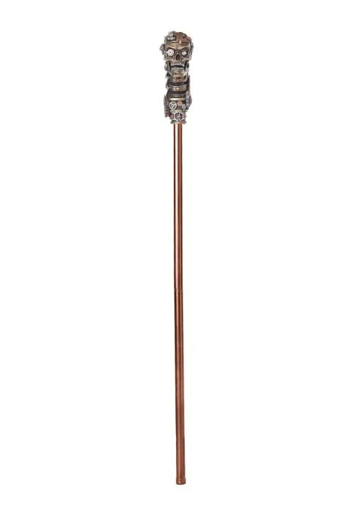 Gear Skull Steampunk Costume Accessory Cane