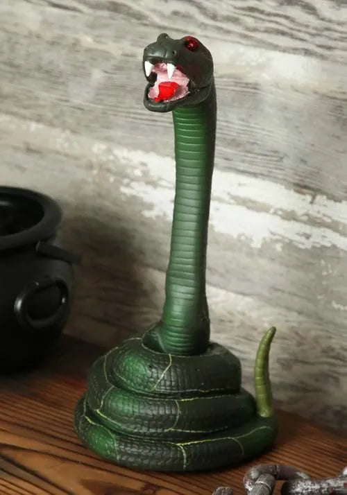 15-Inch Animated Snake Striking Decoration Main image