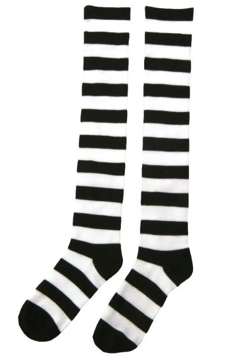 Adult Striped Witch Socks Main image
