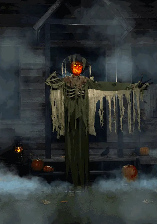 6.5FT Swiping Scarecrow Animated Decoration - Tekky Main image