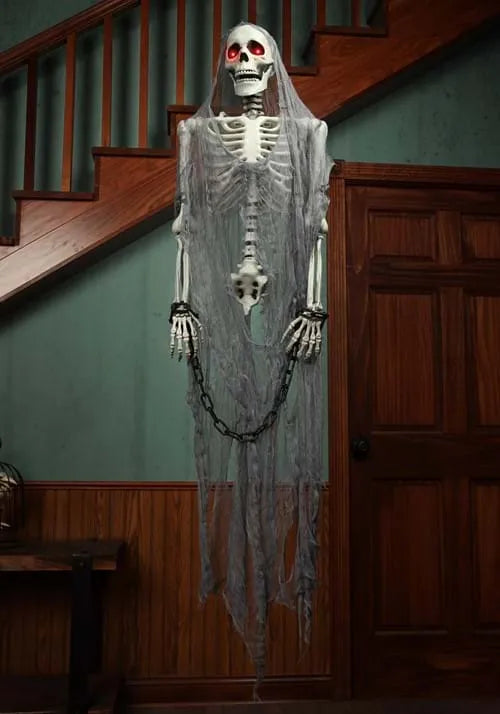 55-Inch Talking Skeleton Prisoner Prop Decoration Main image