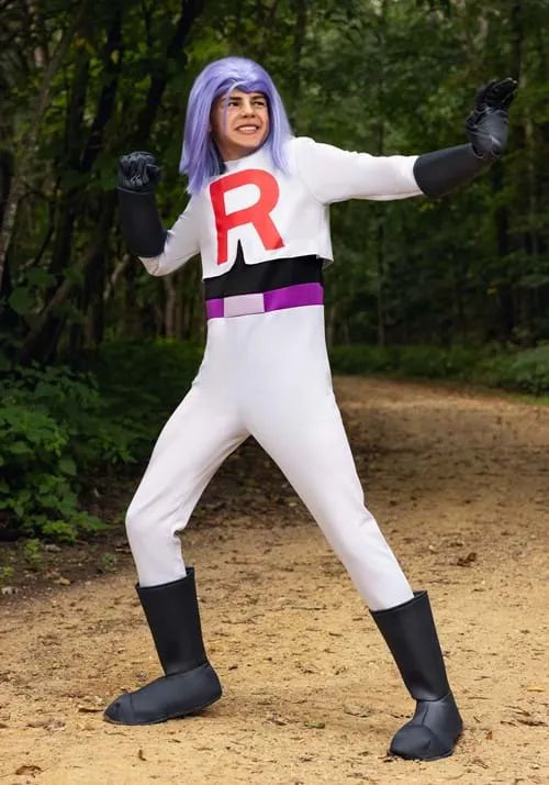 Boy's Teen Deluxe Team Rocket James Costume Main image