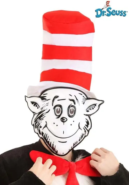Adult The Cat in the Hat Vacuform Mask & Hat Kit Main image