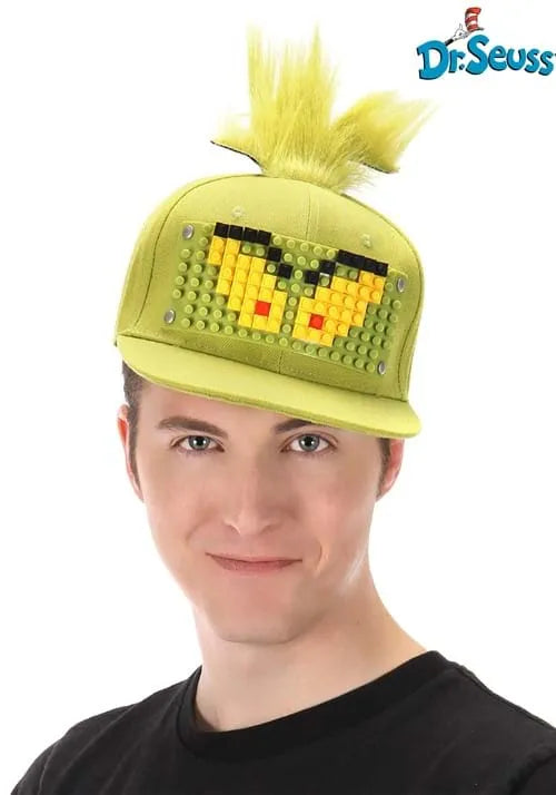 Bricky Blocks Build-On The Grinch Snapback Hat Kit Main image