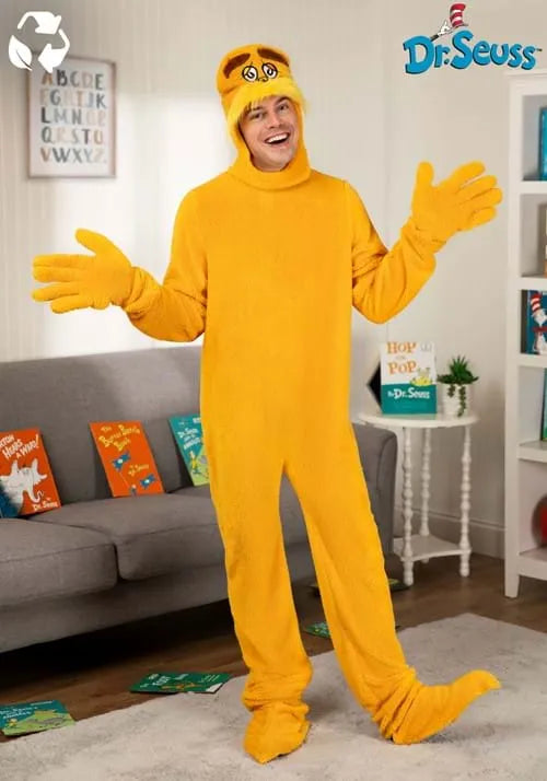 Adult Dr. Seuss The Lorax Sustainable Materials Costume Main image