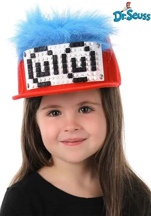 Bricky Blocks Build-On Snapback Hat Thing 1 & Thing 2 Kit Main image
