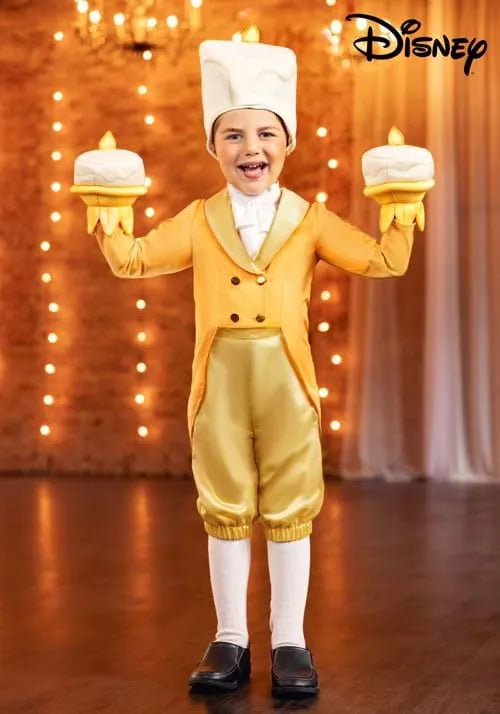Boy's Toddler Beauty and the Beast Lumiere Costume Main image