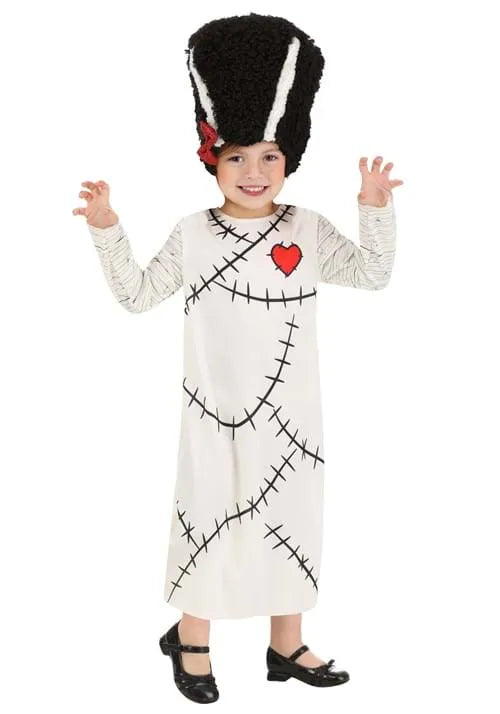 Girl's Toddler Bride of Frankenstein Costume