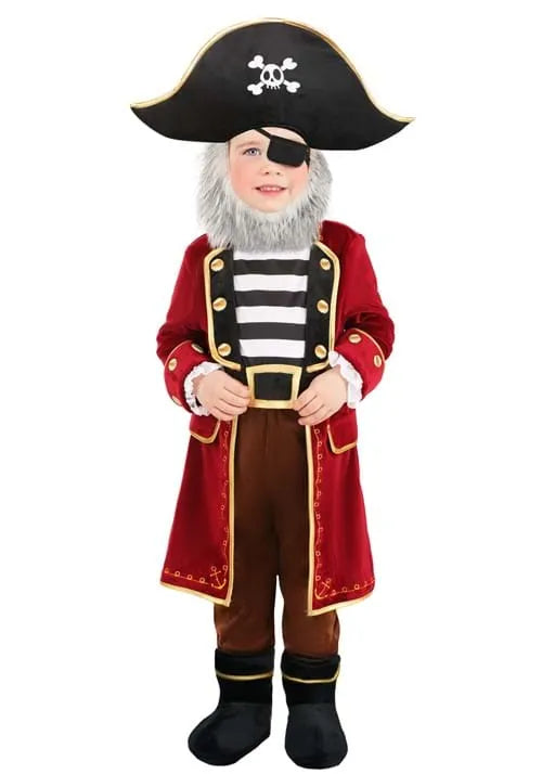 Boy's Toddler Captain Cutie Pirate Costume Main image