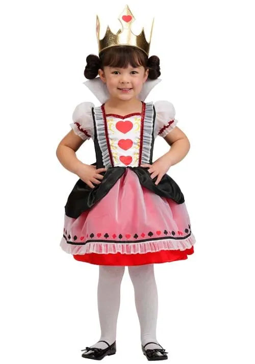 Girl's Toddler Classic Queen of Hearts Costume