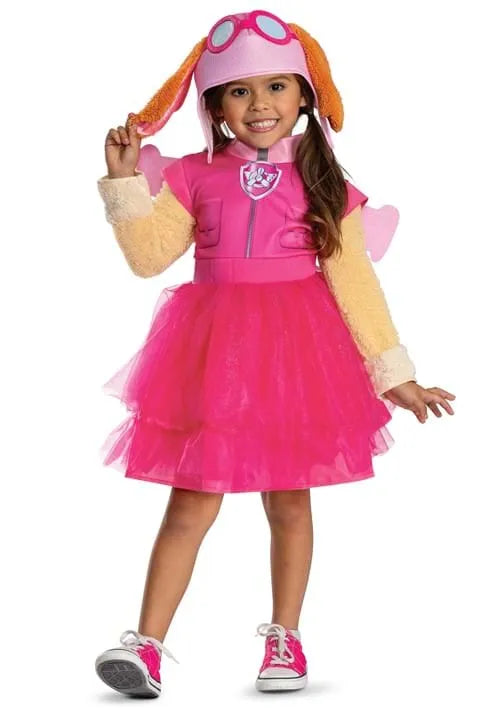 Girl's Toddler Deluxe Paw Patrol Skye Tutu Costume