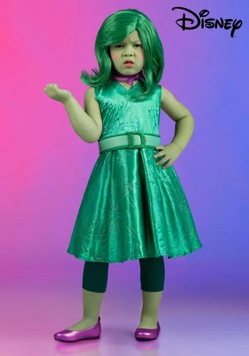 Girl's Toddler Disney and Pixar Inside Out Disgust Costume