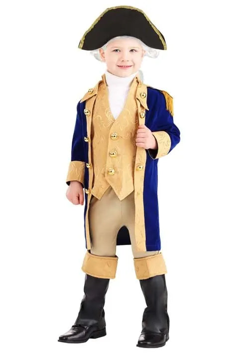 Boy's George Washington Toddler Costume Main image