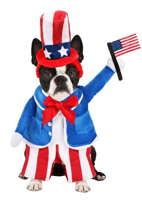 4th of July Uncle Sam Pet Costume Main image