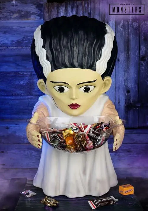 23-Inch Universal Monsters Bride of Frankenstein Candy Bowl Decoration