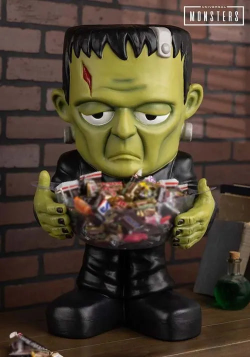 21.5-Inch Universal Monsters Frankenstein Candy Bowl Decoration
