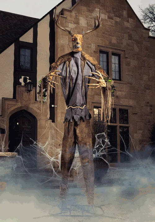 12FT Towering Wendigo Animated Halloween Decoration