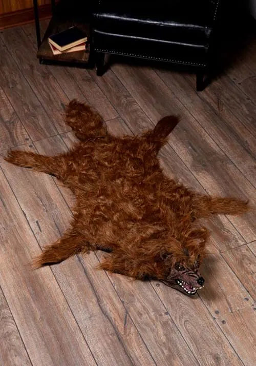 5.5FT Werewolf Throw Rug with Light and Sound Decoration