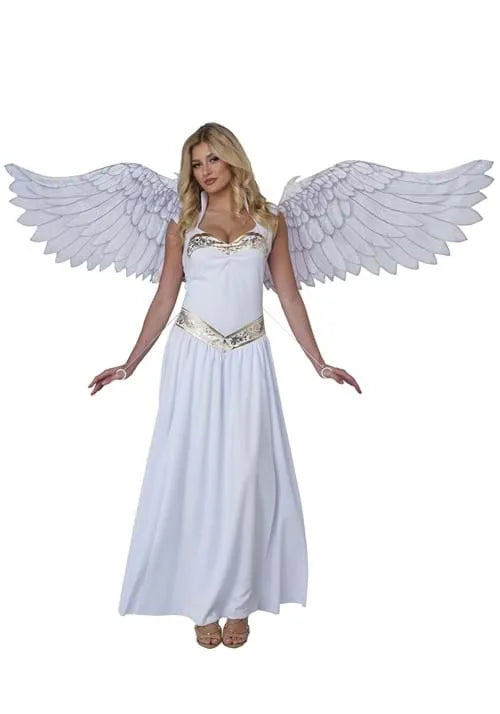 Adult Large White Angel Cosplay Wings