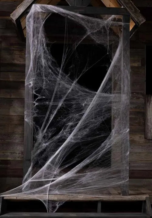 200 Square FT White Spider Web Decoration Main image