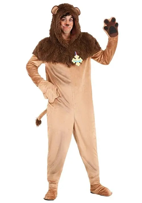 Adult Wizard of Oz Cowardly Lion Costume Main image